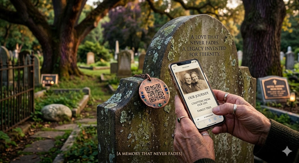 Memory QR memorial keepsake